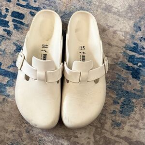 Birkenstock Cream Mules